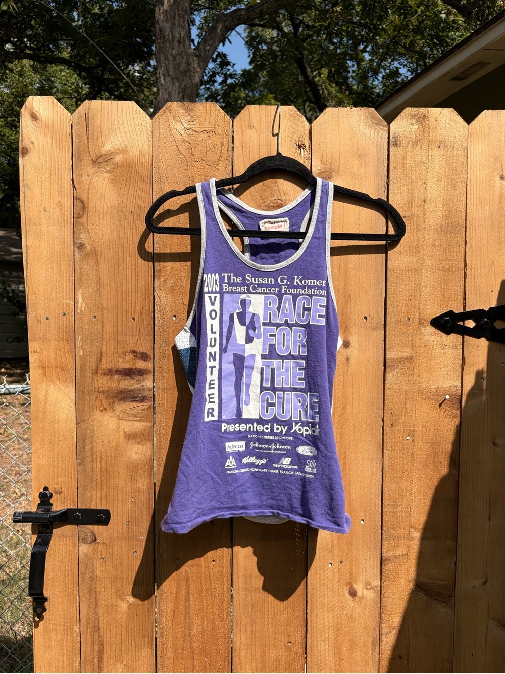 Volunteer Purple Race for the Cure Tank Top